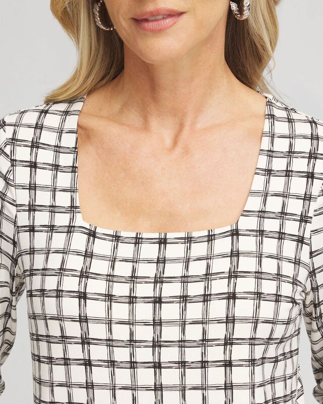 Touch of Cool Square Neck Tee - image 4